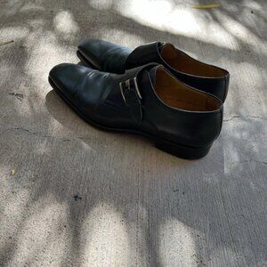 Magnanni Mens Gray Monk Strap Shoes Sz11
